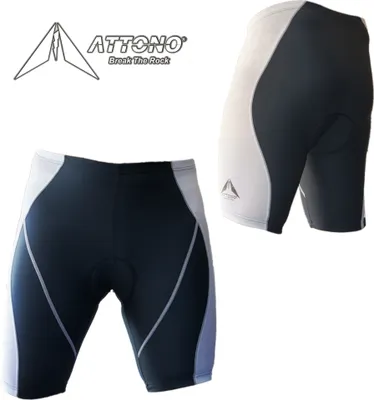 Produktbild von Fahrradhose von ATTONO Fahrrad Radler Rad Hose kurz Coolmax (Polyesterfasern) Sitzpolster