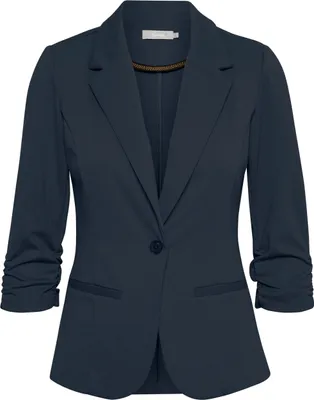 Produktbild von fransa FRZablazer Damen Blazer Kurzblazer Jacke mit Stretch geraffte Ärmel mit Taschen