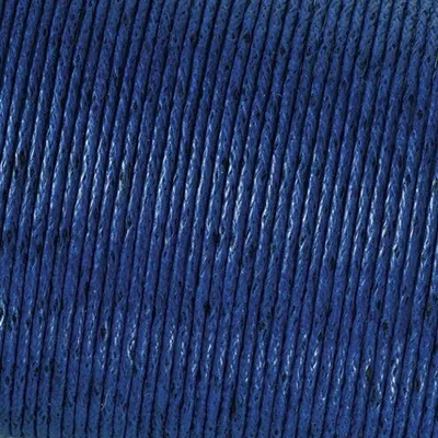 Produktbild von Baumwollkordel gewachst blau ø 1 mm 100 m