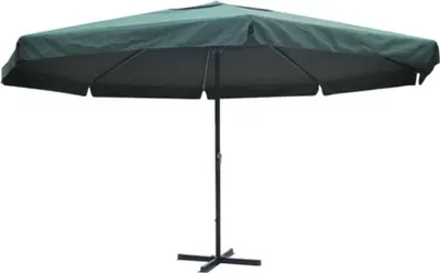 Produktbild von vidaXL Sonnenschirm Grün Aluminium 500 cm