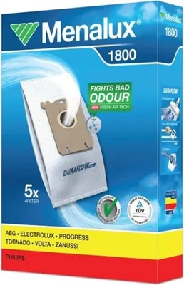 Zdjęcie produktu dla Menalux DUST BAG 5szt+1 filtr silnika (1800 F.AEG)