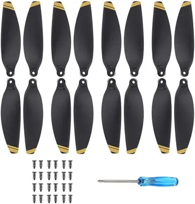 Produktbild von Mavic Mini Propeller, 16 Pcs DJI Mavic Mini Propeller Ersatzklingen, Mavic Mini Zubehör für Drohne, Ersatzpropeller, geringes Gewicht, geräuscharm