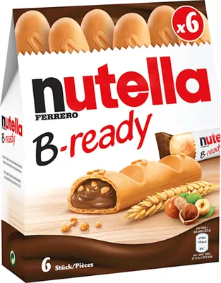 Produktbild von Nutella B Ready Waffel mit Haselnuss Brotaufstrich Füllung 132g