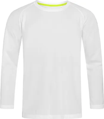 Zdjęcie produktu dla Stedman ST8420 | Active 140 Koszulka treningowa / sportowa z długim rękawem - Kolor: Biały - Rozmiar: XL