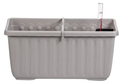 Obrázek produktu pro PLASTIA s.r.o. Truhlík samozavlažovací Siesta LUX taupe 60 cm