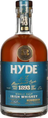 Image de Hyde No.7 PRESIDENT'S CASK 1893 Single Malt Irish Whiskey 46% Vol. 0,7l