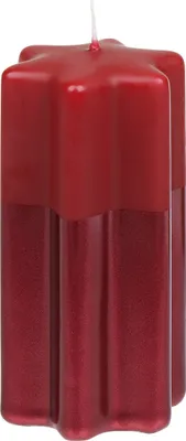 Produktbild von Sternkerze "CHRISTINE" Altrot 110/57 mm, Weihnachtskerzen von Steinhart Kerzen in RAL-Kerzen Güte Qualität