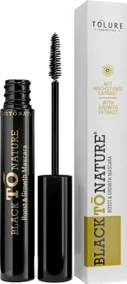 Produktbild von Black To Nature Boost & Growth Wimperntusche 8,5 ml, Farbton: Schwarz