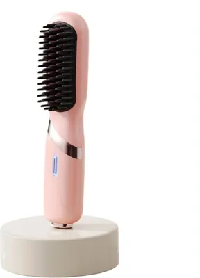Image de INF Brosse Lissante Portable Sans Fil avec Contrôle Intelligent de Température Rose