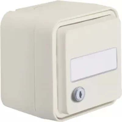 Zdjęcie produktu dla Hager 47893502, Biały, IP55, 76 mm, 76 mm, 1 szt., 250 V