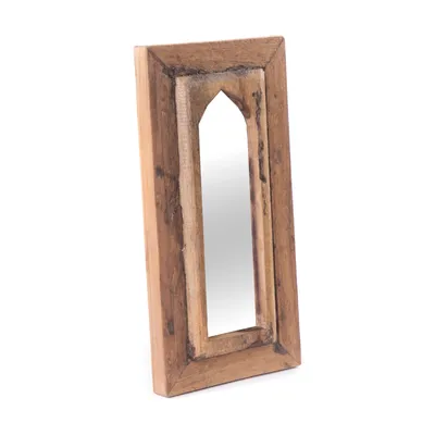 Produktbild von ORIENT WANDSPIEGEL "YARA" | Mahagoni Holz, 40 cm | Holzspiegel