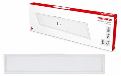 Produktbild von Telefunken LED Aufbaupanel KAMA 100 x 25cm Weiß 23W 2200lm Neutralweiß 4000K Bewegungsmelder