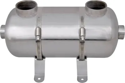 Produktbild von bazénový výměník tepla vidaXL 355 x 134 mm 40 kW