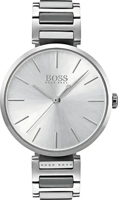 Image de Montre pour femme Hugo Boss, en acier inoxydable, couleur argent