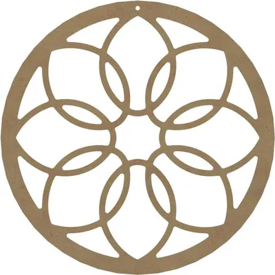 Produktbild von Gomille MDF Blumen-Traumfänger 39 cm kreatives Bastelspielzeug