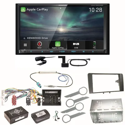 Produktbild von Kenwood DNX-7190DABS Android Auto Carplay DAB+ CD Einbauset für Audi A3 8P 8PA