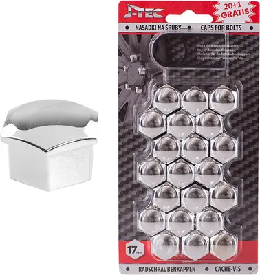 Immagine prodotto di Tappi a vite 17", cromo, 20 pz.