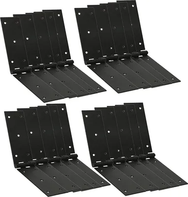Immagine prodotto di KOTARBAU® Set di 25 cerniere per porte Cerniera per casse Cerniera per mobili 250x50 mm Laminato Nero