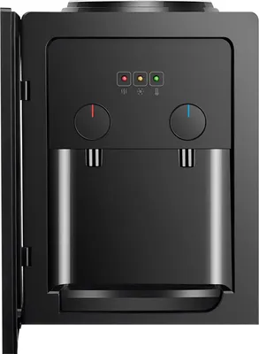 Produktbild von Wasserspender - Tischgerät - Heiß & Kalt - Kompakt - 550W Heizen - 75W Kühlen - 220V 50Hz - PP-Gehäuse - Schwarz