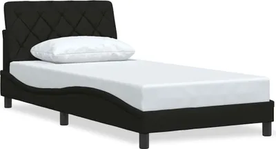 Obrázek produktu pro vidaXL Rám postele bez matrace černý 100x200 cm látka