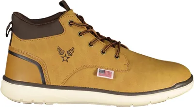 Produktbild von Herren Schnürstiefelette Braun - Toledo mit Kontrastdetails und Logo