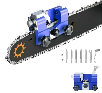 Produktbild von Kettensägen-Schärfer, Handgekröpftes Kettensägenschärfer-Set - geeignet für alle Arten von elektrischen Sägen
