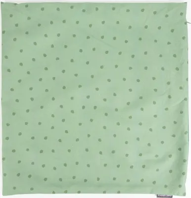 Produktbild von Kissenhülle Punkte grün von SCHÖNER LEBEN. Größe 40x40cm (HxB) 40x40cm (HxB) Größe