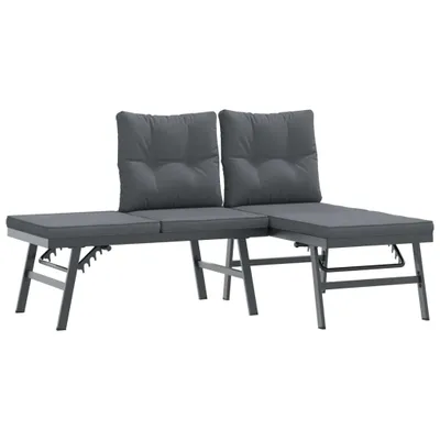 Zdjęcie produktu dla VidaXL 4008104, Antracyt, Stal, 110 kg, Dorośli i dzieci, 1650 mm, 1100 mm