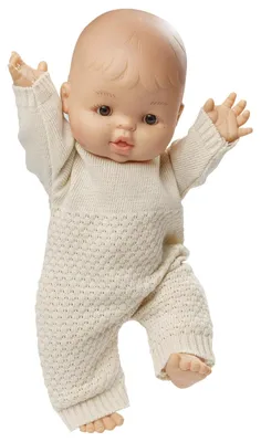 Produktbild von Heless 54034 - Mädchen-Babypuppe Gordi von Paola Reina, mit einem -Strickstra