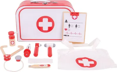 Produktbild von BigJigs Little Doctor Set – Hochwertiges Lernspielzeug für Kinder