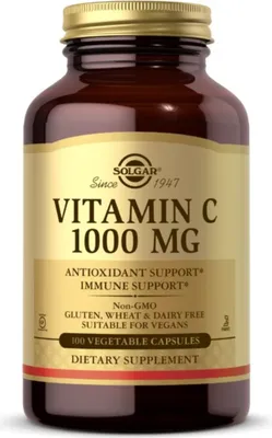 Productafbeelding van Solgar vitamine c 1000 mg 100 caps. 5922