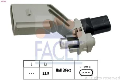 Produktbild von FACET 9.0742 Kurbelwellensensor Impulsgeber für VW GOLF VI (5K1)