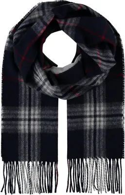 Produktbild von FRAAS Schal Cashmink® Scarf with FRAAS Plaid Navy blau mehrfarbig