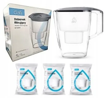Obrázok produktu pre Dafi Start, 4-litrová kanvica + 3 filtre Unimax s indikátorom výmeny, jednoduché plnenie