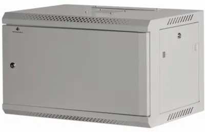 Produktbild von Rockstable 6 HE 19" Wandschrank in Weiß, Wandmontiertes Regal, 6U, 60 kg, Sperrschloss, Verstellbare Füße, Weiß