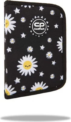 Zdjęcie produktu dla PATIO Piórnik Coolpack Clipper Daisy Black - pojemny, bez wyposażenia
