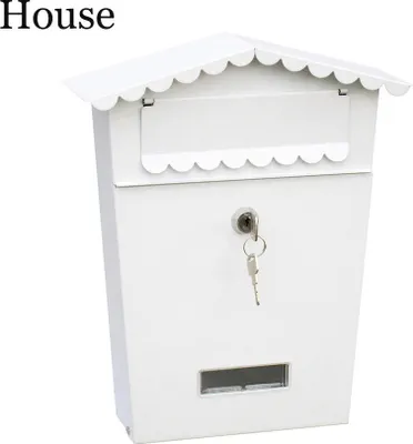 Image de Boîte à Lettres En Acier Modèle Maison Blanche