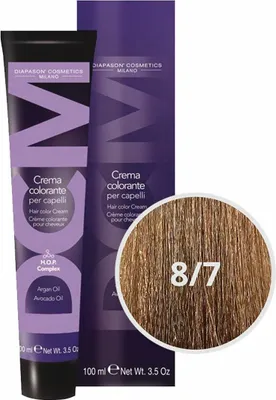 Produktbild von Diapason Haarfarbe Diapason Color Hair Color Cream 8/7 Light Beige Blond