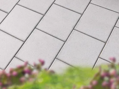 Produktbild von Terrassenplatten RUSTICA GRAU-WEIß 40/40/4 CM