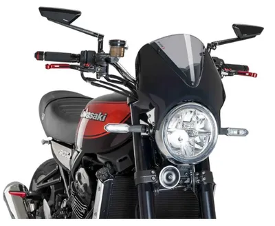 Produktbild von Puig Kawasaki Z900rs Se 2022-2025 Sport-windschutzscheibe Silber  Silber One Size