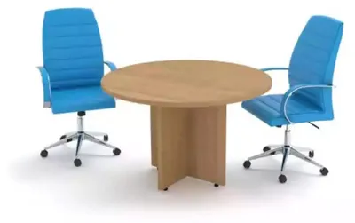 Produktbild von Rund Schreibtisch Arbeitszimmer Neu Büro Möbel Arbeitstisch Modern Designer