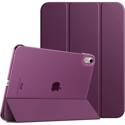 Immagine prodotto di Custodia per iPad da 11 pollici (modello 2025) / 10,9 pollici (modello 2022), con funzione di auto-risveglio/sospensione, colore lilla, retro in policarbonato trasparente
