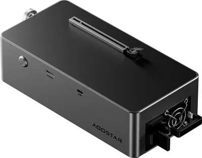 Image de Station d'accueil eGPU externe - AG02 - Oculink et USB4/USB-C - Fonction de recharge de 100 W - Bloc d'alimentation intégré de 800 W - 4 ports - Remplacement à chaud - Windows et Mac - Blanc