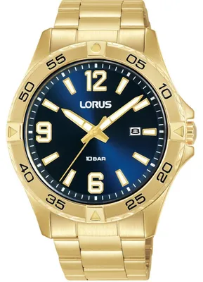 Produktbild von Herrenuhr Rh990Qx9, Quarz Analog, 20 mm Gehäusegröße, 10 ATM Wasserdichtigkeit, Mineralglas, Datum