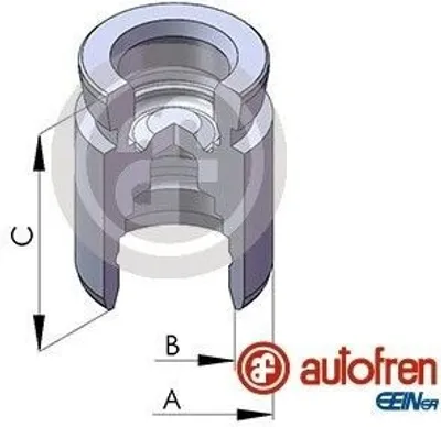 Image de AUTOFREN SEINSA piston d'étrier de frein D025652