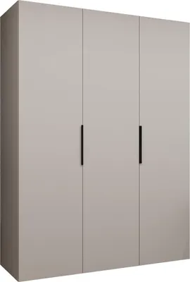 Produktbild von MEBLE KRYSPOL, Kleiderschrank, Schrank 150 cmx202x52, Kaschmir, Schwarz