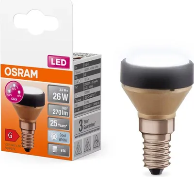 Produktbild von Osram LED Star Flat 3,5W = 26W E14 matt 270lm neutralweiß 4000K 3-Stufen-Dimmbar + Aufsatzringe