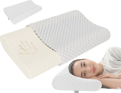 Poduszka ergonomiczna Poduszka ortopedyczna na szyję 50x32 rozmiar L Poduszka z pianki memory do spania na boku