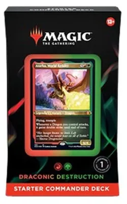 Produktbild von Magic: The Gathering Starter Commander Decks: Draconic Destruction Commande