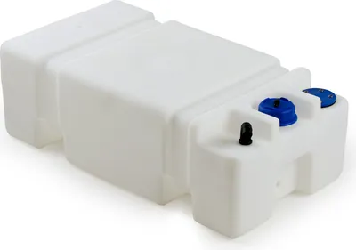 Produktbild von horizontaler Wassertank 45 Liter Sogliola mit Verschlusskappe, Kunststoff weiß, 65 cm x 35 cm x 22 cm